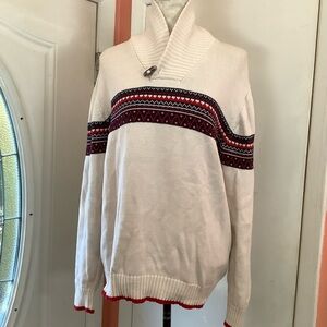 Tommy Hilfiger  Cotton  Knit Sweater Women’s Size XL (20)  Off White